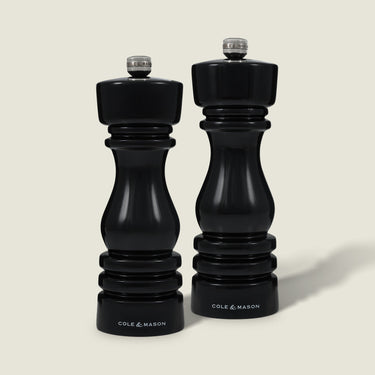 Cole & Mason London Black Gloss Salt & Pepper Mills 7